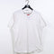 Buck Mason Curved Hem Blank White T-Shirt