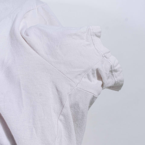 Buck Mason Curved Hem Blank White T-Shirt