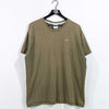 NIKE Swoosh T-Shirt Tonal Green Sun Faded