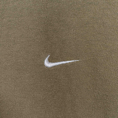 NIKE Swoosh T-Shirt Tonal Green Sun Faded