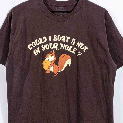 Could I Bust A Nut In Your Hole T-Shirt Joke Funny Spencers