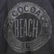 Cocoa Beach Florida Sun Faded Raglan Sweatshirt