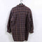 Plaid Flannel 1/4 Zip Pullover Shirt Grunge