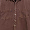 Brown Denim Button Shirt Saguaro Jeans Grunge Skate