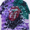 Rolling Stones Hot Lips Logo Tie Dye T-Shirt Bedazzled