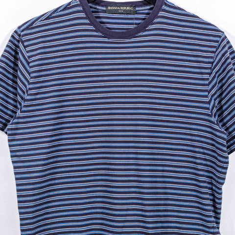 Banana Republic Striped T-Shirt Surf Skate