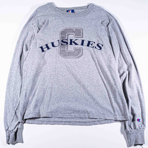UCONN Huskies Champion T-Shirt Long Sleeve University of Connecticut