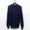 Tennis Varsity Cable Knit V-Neck Pullover Sweater