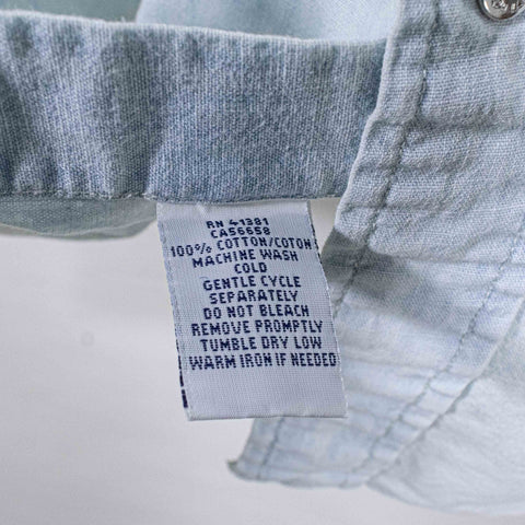 Polo Ralph Lauren Denim Chambray Western Snap Shirt