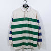 Cross Oar Rowing Striped Long Sleeve Rugby Shirt Club Room