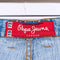 Pepe Jeans London Patch Work Baggy Jeans Hip Hop Skate