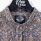 Dockers Aztec Southwestern Print Button Shirt Band Collar