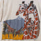 Harlequin Reticulated Giraffe AOP T-Shirt San Francisco Zoo