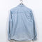 Levis Red Tab Denim Button Shirt Distressed Sun Faded