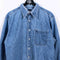 GAP Denim Button Shirt Distressed Sun Faded