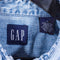 GAP Denim Button Shirt Distressed Sun Faded