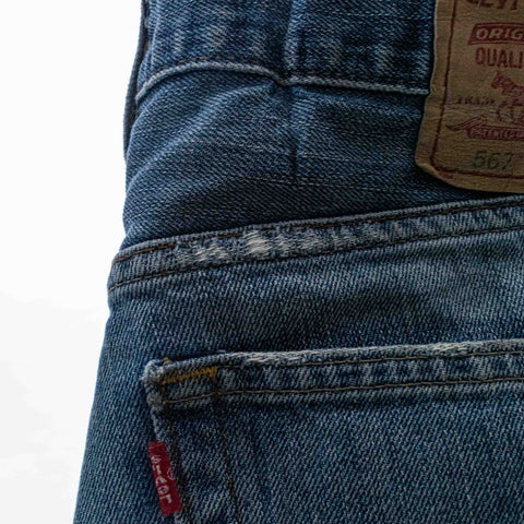 Levis 567 Bootcut Jeans Cowboy Western