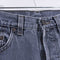 Levis 501 Black Denim Jeans Button Fly Grunge Skate