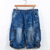 Rocawear Hip Hop Cargo Denim Jean Shorts Jorts Baggy