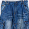 Rocawear Hip Hop Cargo Denim Jean Shorts Jorts Baggy