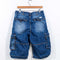 Rocawear Hip Hop Cargo Denim Jean Shorts Jorts Baggy