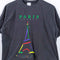 Paris France Eiffel Tower Sun Faded T-Shirt