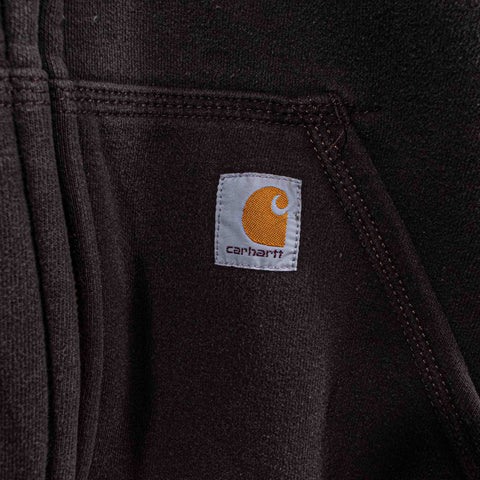 Carhartt Patch Logo Thermal Lined Zip Hoodie Sweatshirt