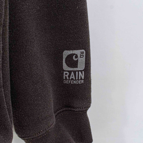 Carhartt Patch Logo Thermal Lined Zip Hoodie Sweatshirt