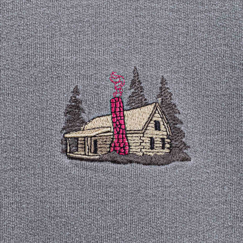 Northern Reflections Overdyed Log Cabin Sweatshirt