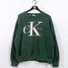 Calvin Klein Jeans Embroidered Spell Out Sweatshirt