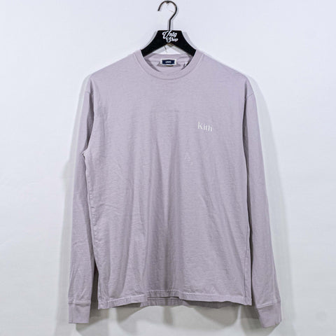 KITH Spell Out T-Shirt Long Sleeve Distressed