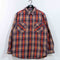 Duluth Trading Co Plaid Flannel Shirt Trim Fit