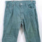 Levis 501xx Green Denim Jeans Button Fly