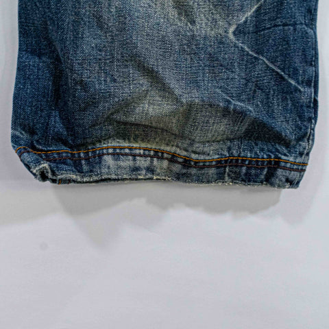 Armani Exchange Embroidered Distressed Jeans Bootcut
