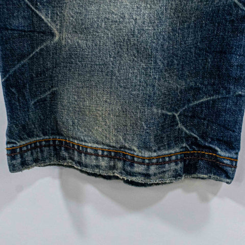 Armani Exchange Embroidered Distressed Jeans Bootcut