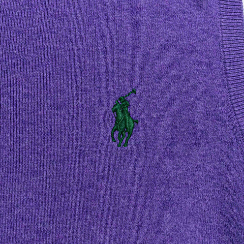 Polo Ralph Lauren Pony Knit Vest Pullover Pima Cotton