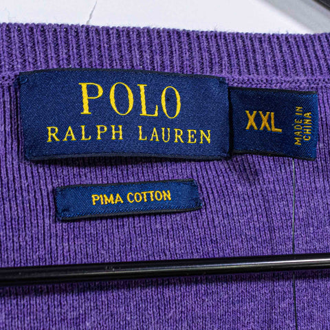 Polo Ralph Lauren Pony Knit Vest Pullover Pima Cotton