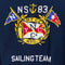 Nautica Sailing Team Yacht Club Knit Sweater Cross Flags