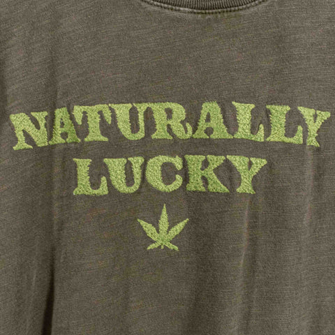 Lucky Brand T-Shirt Naturally Lucky Weed Marijuana