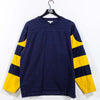 J Peterman Striped Rugby Pullover Sweatshirt