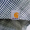 Carhartt Logo Plaid Short Sleeve Button Shirt Workwear