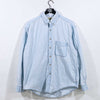 LL Bean Distressed Denim Shirt Made in Canada