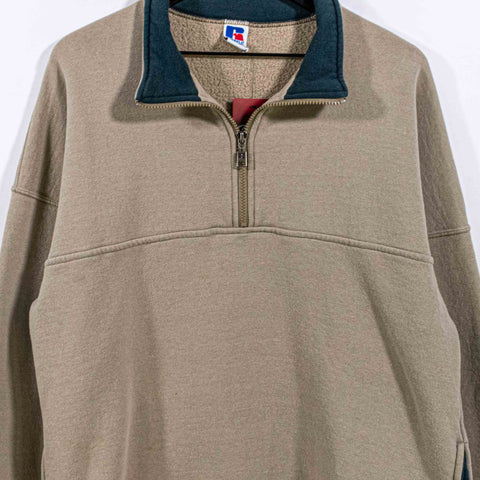 Russell Athletic 1/4 Zip Pullover Sweatshirt Made in USA