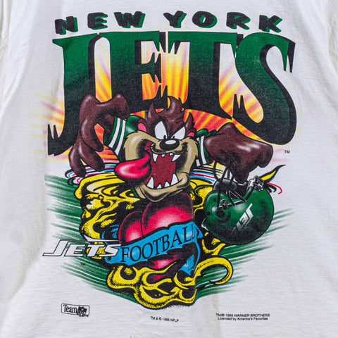 New York Jets Looney Tunes Taz Football T-Shirt