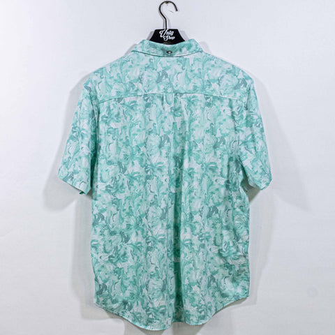 Tommy Bahama San Lucio Stretch Floral Button Shirt Company Embroidery