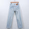 Levis 501 Button Fly Jeans Sun Faded Made in USA