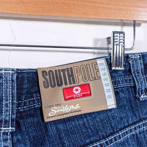 SouthPole Wide Leg Baggy Hip Hop Jeans
