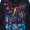 Liquid Blue Dragon Big Print Thermal Waffle T-Shirt Long Sleeve