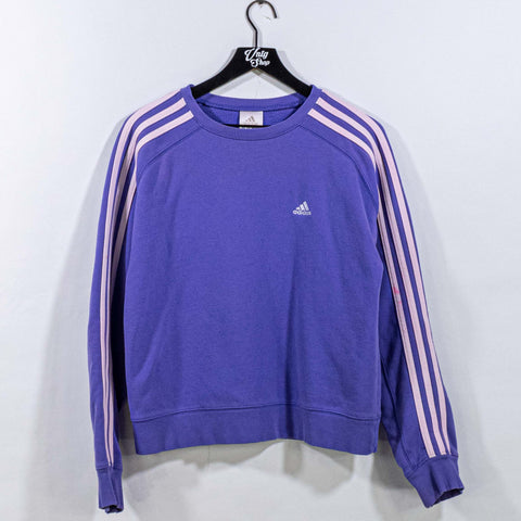 Adidas Three Stripe Logo Crewneck Sweatshirt