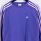 Adidas Three Stripe Logo Crewneck Sweatshirt